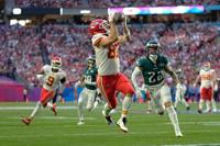 Photos from Highlights of Kansas City Chiefs 38-35 Super Bowl LVII victory  over Philadelphia Eagles