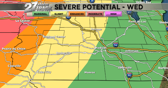 Record Warmth, Strong Winds and Severe Weather | News | wkow.com