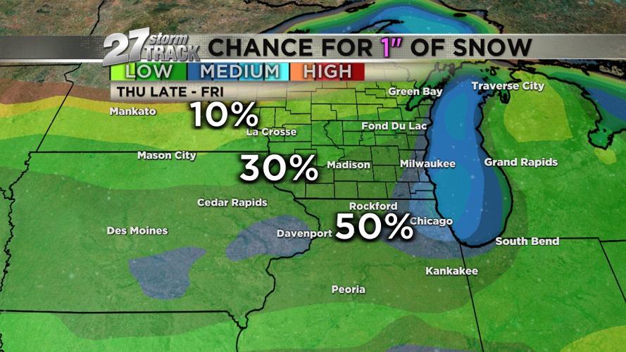 Bitter cold and a slight snow chance Thursday | Weather | wkow.com
