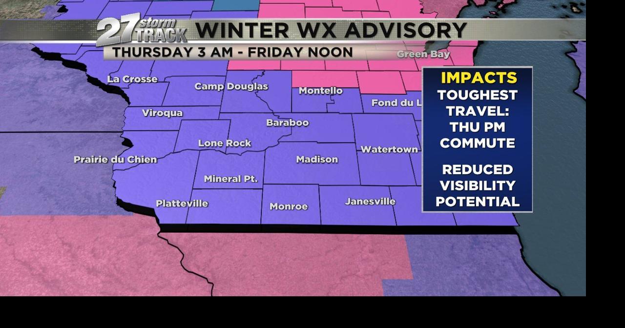 Snow now, followed by Arctic blast later | Weather | wkow.com