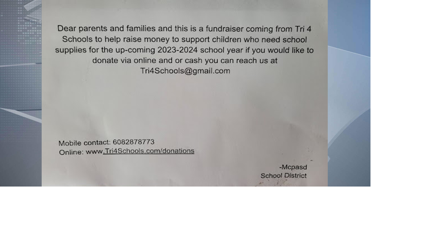 MiddletonCross Plains School District warns of flyer scam News