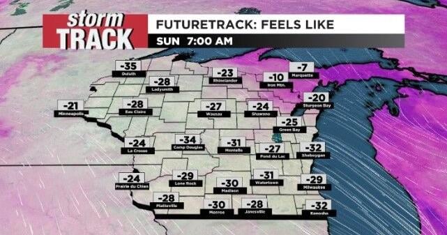 Cold Continues Across All of Wisconsin