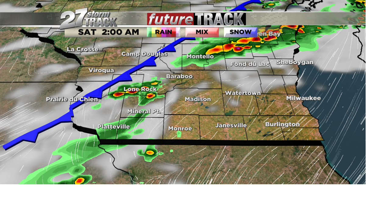 Storms and showers possible on yet another Saturday | News | wkow.com