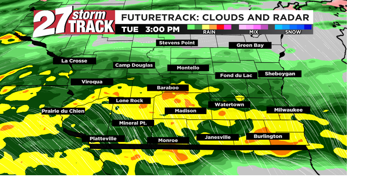 Rain, storms, and snow likely today through Wednesday | Forecast | wkow.com