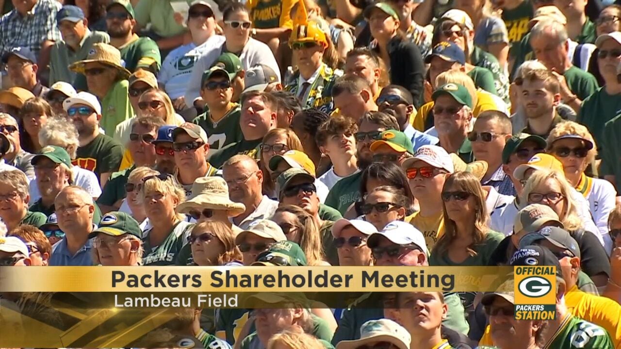 Green Bay Packers Shareholder Meeting 