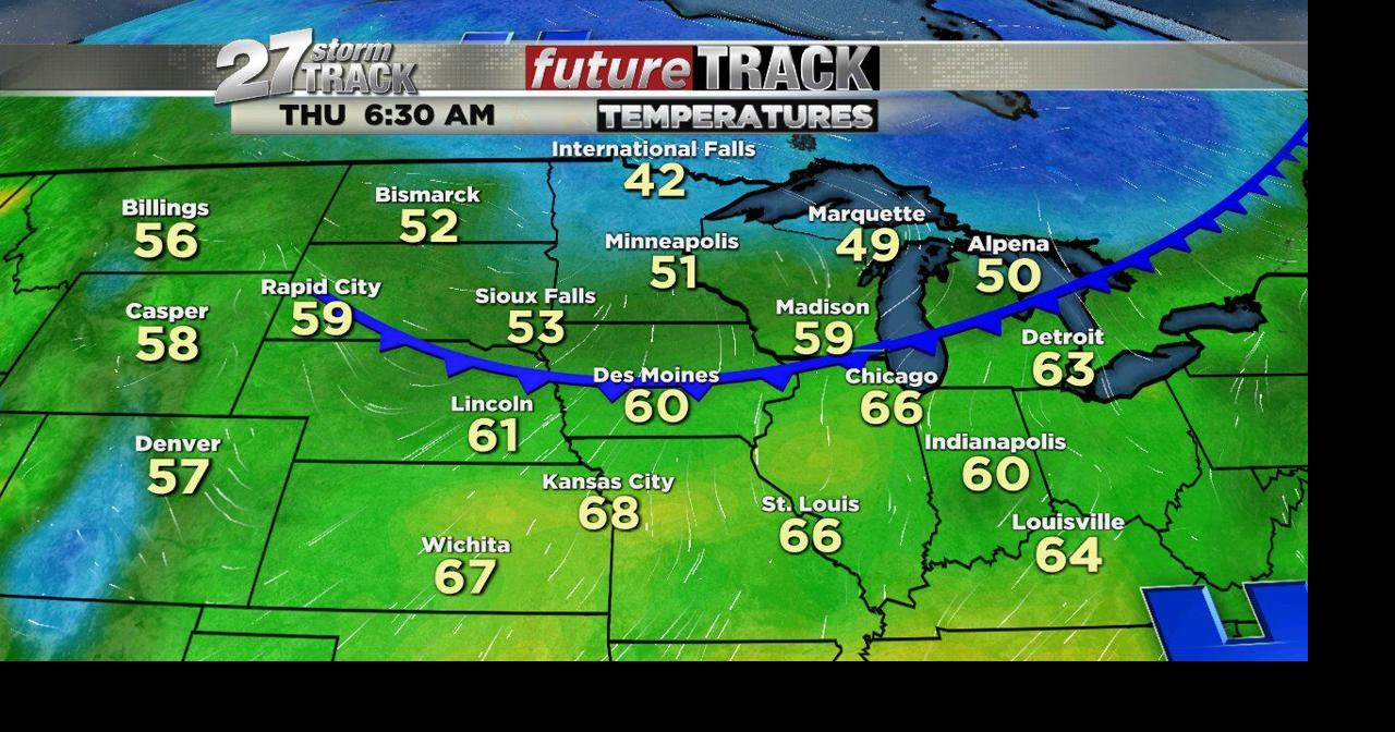 Today’s summer-like temps are about to turn much cooler! | Weather ...