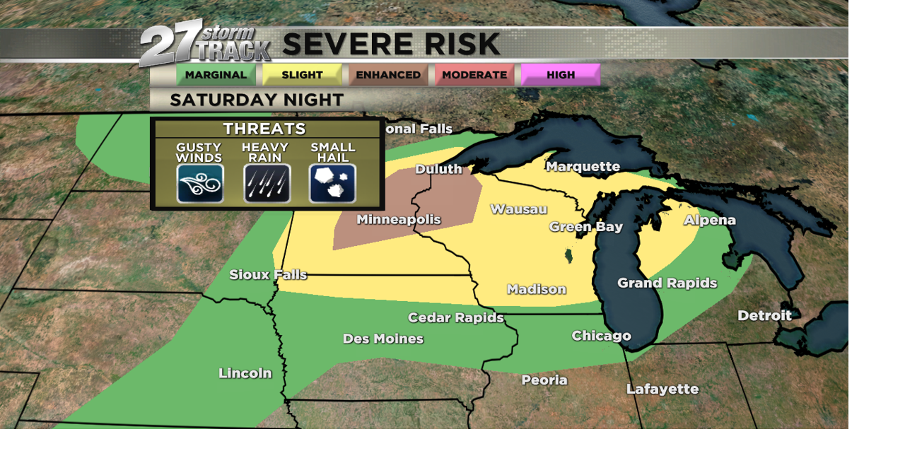 Heat fuels strong to severe storms Saturday night | Weather | wkow.com