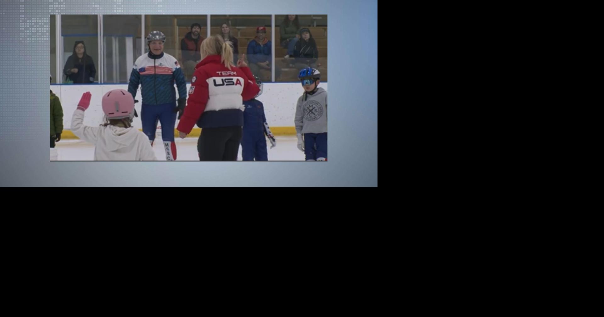 US Olympic speed skaters hit the ice with Madison kids | Sports | wkow.com
