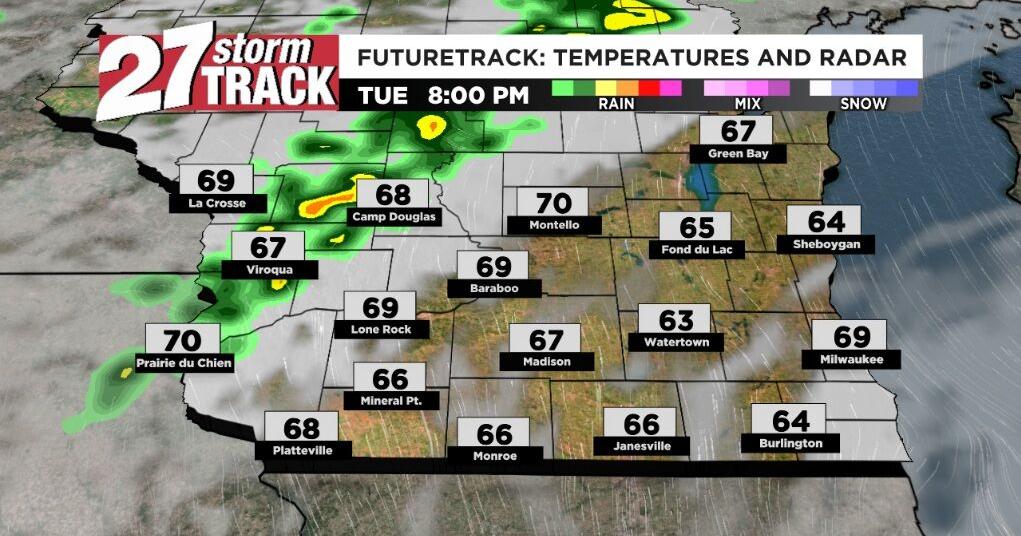 Warming up with rain showers | Forecast | wkow.com