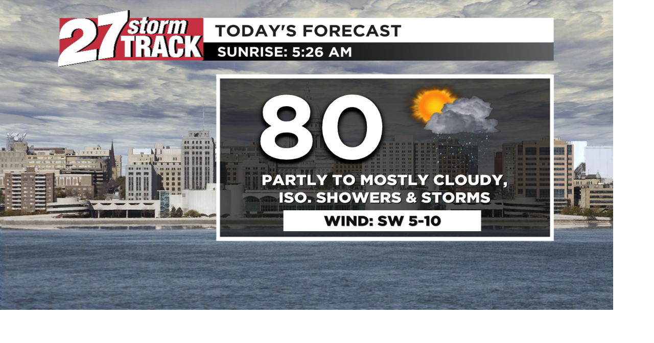 Isolated showers and storms possible | Forecast | wkow.com