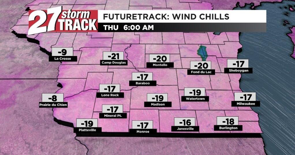 Plunging temperatures throughout Southern Wisconsin | Forecast | wkow.com
