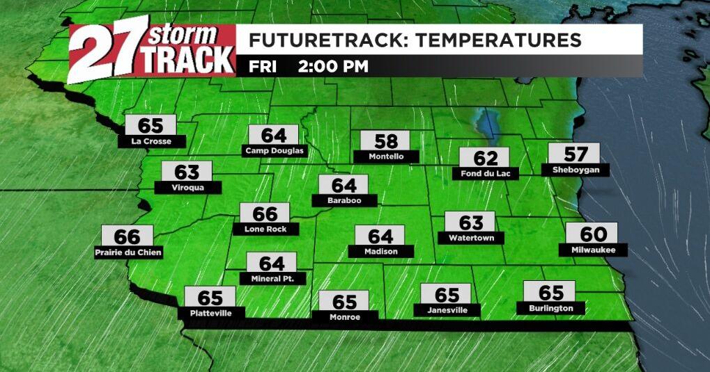 Tracking our warmest weather in weeks