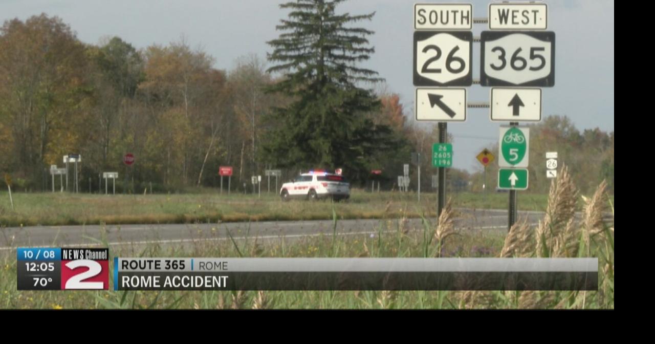 Utica woman airlifted to hospital following crash on Route 365 in Rome