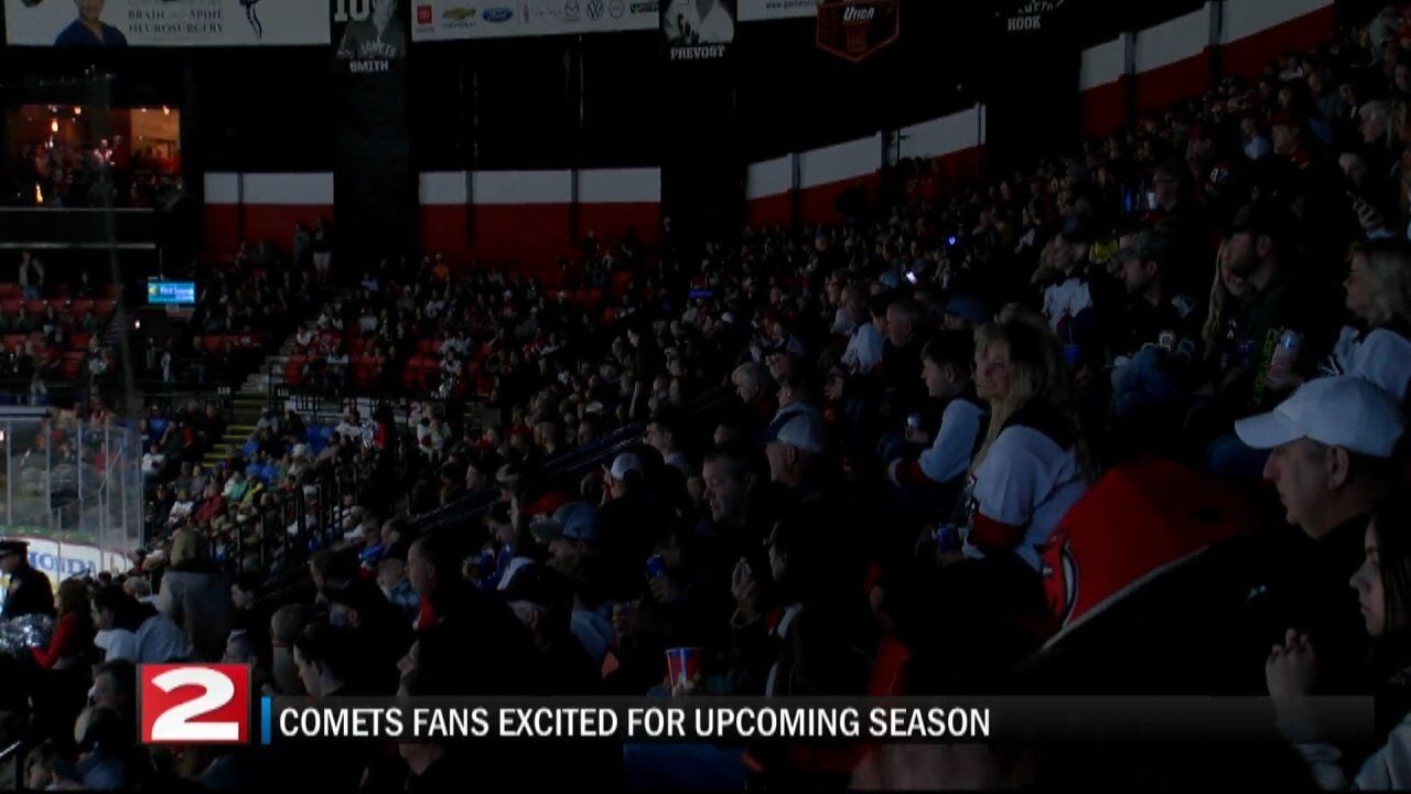 Comets fans start the party early, News