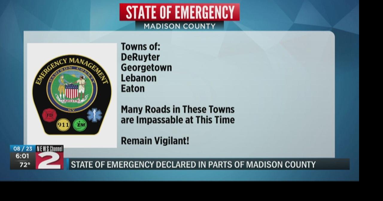 State of emergency lifted in Madison County | Local | wktv.com