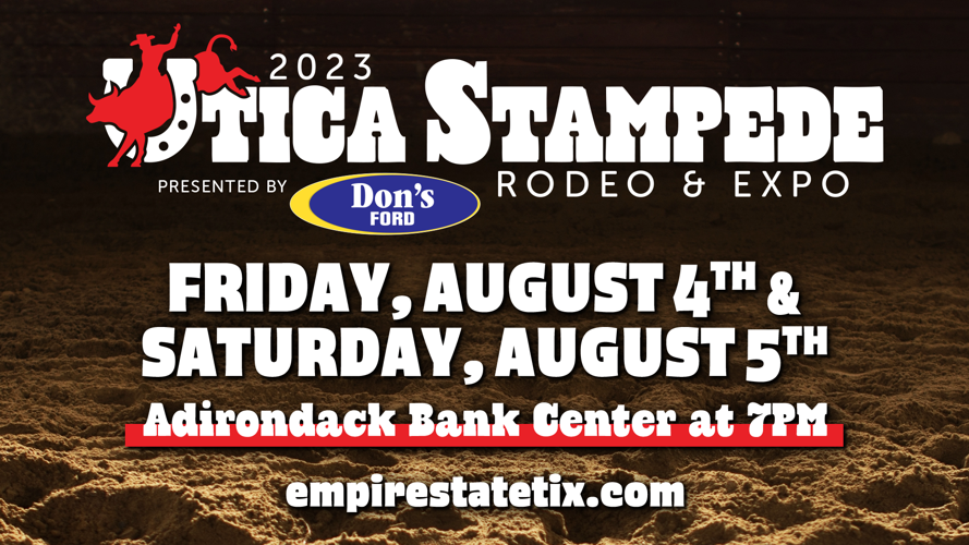 Utica Stampede Rodeo and Expo coming to Adirondack Bank Center this