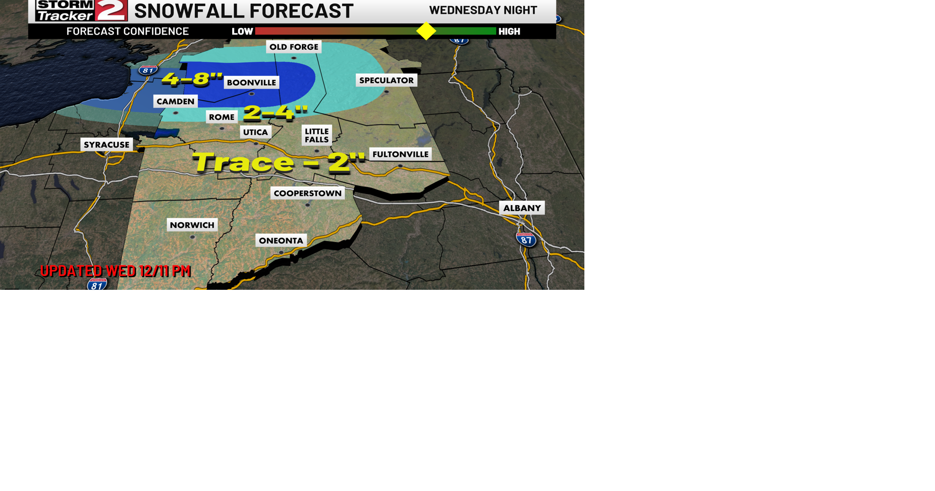 Cold and Snow Return | Weather | wktv.com