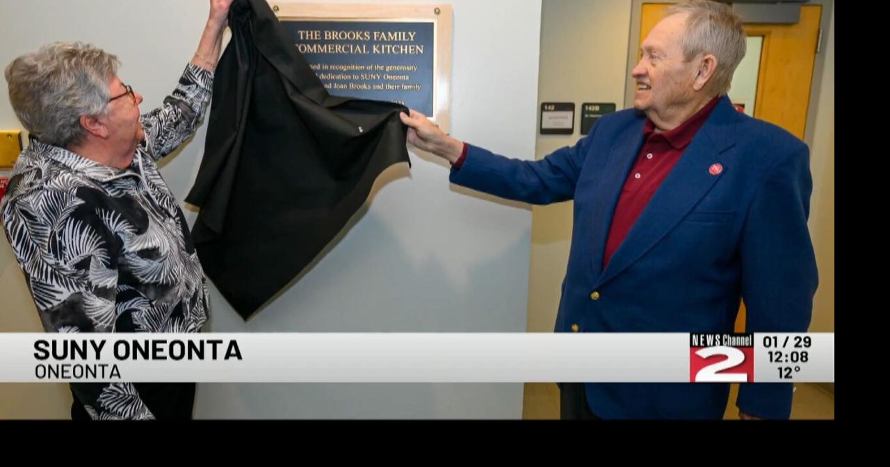 SUNY Oneonta Names Kitchen After Brooks Family | Education | wktv.com