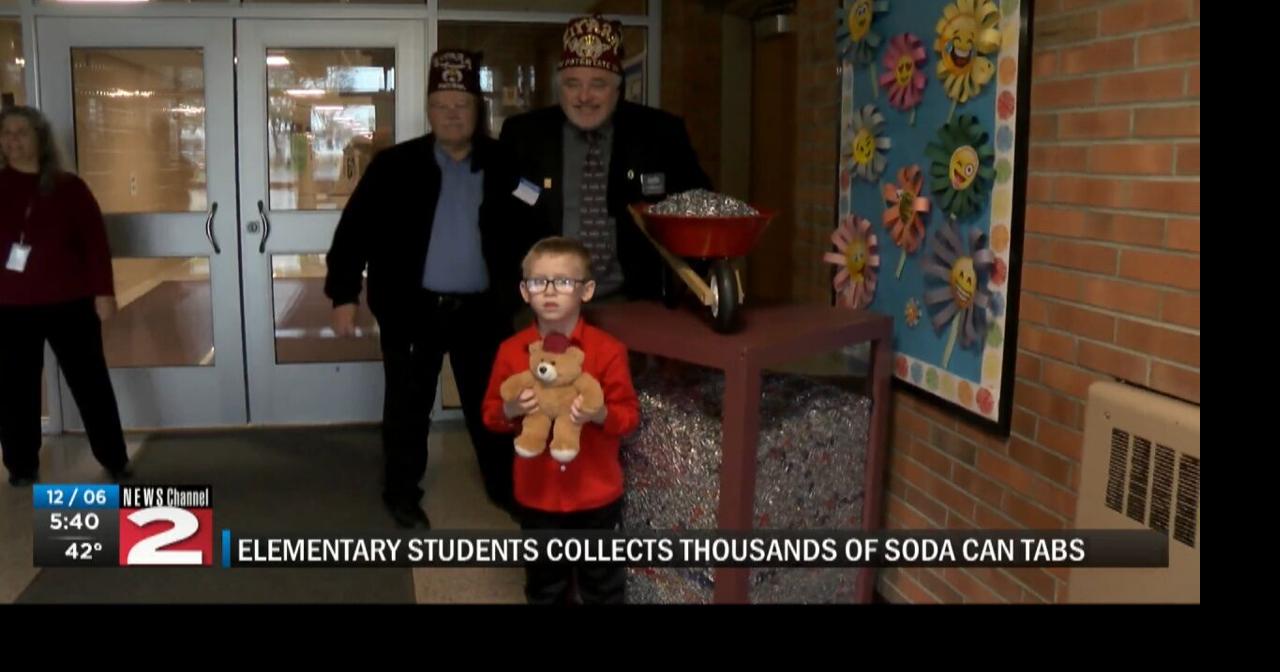 Local firstgrader collects over 8,000 soda can tabs for Shriners