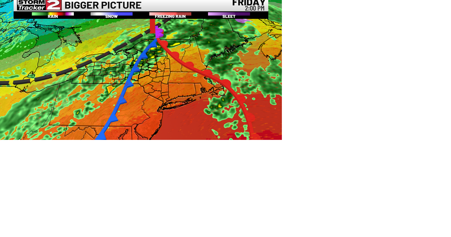 Big Temperature Shift This Evening