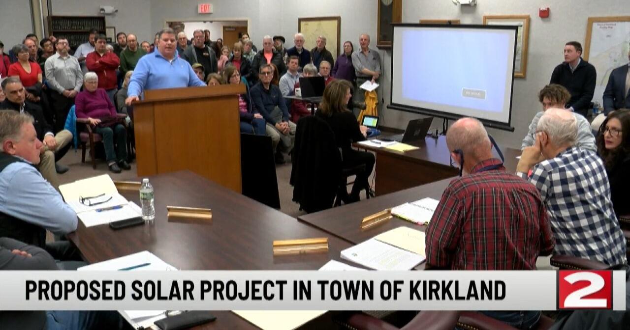Kirkland Town Planning Boad Holds Public Hearing on Proposed Solar Farm - Vimarsana News