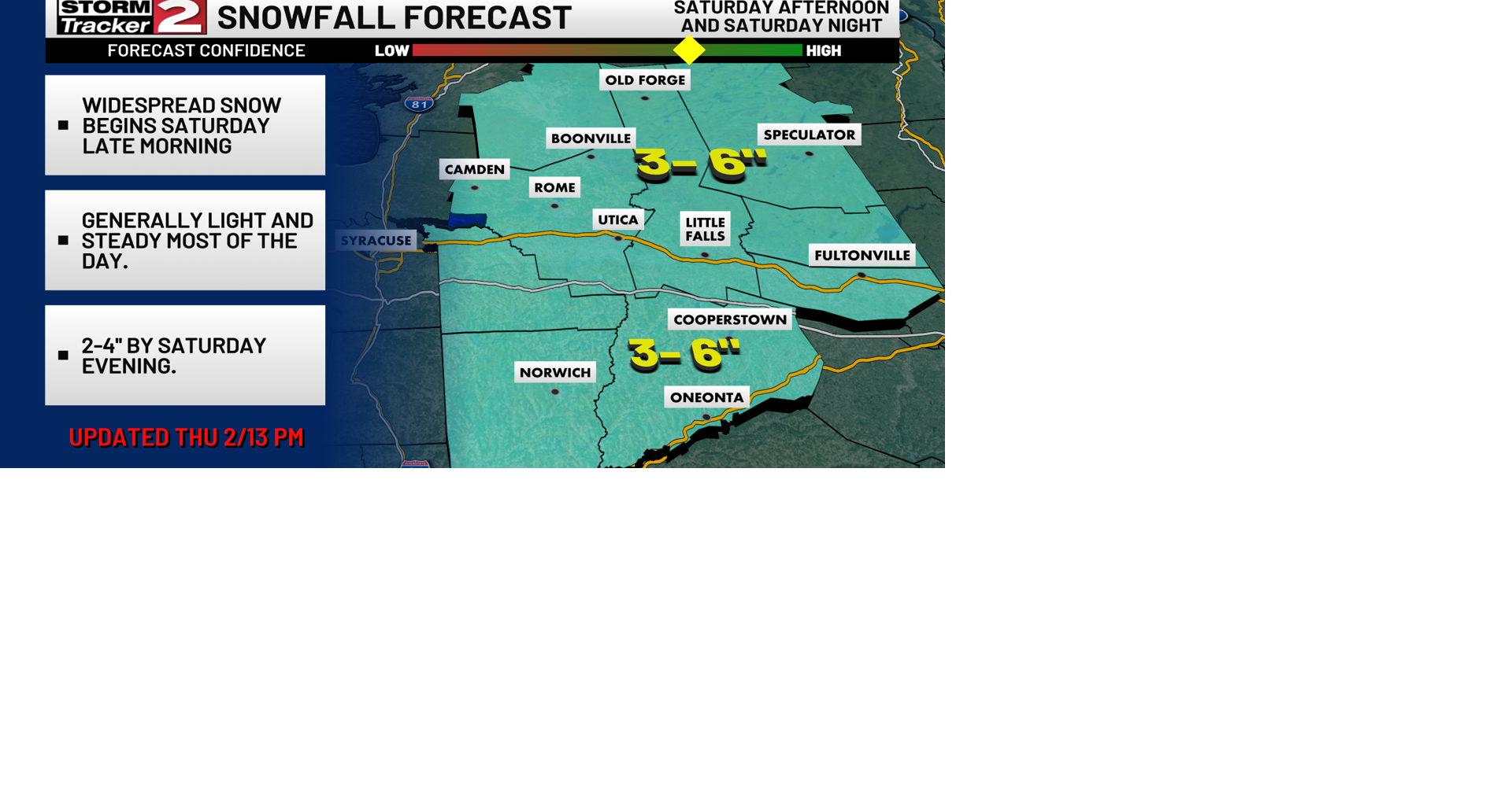 Winter Storm Arrives this Weekend | Weather | wktv.com