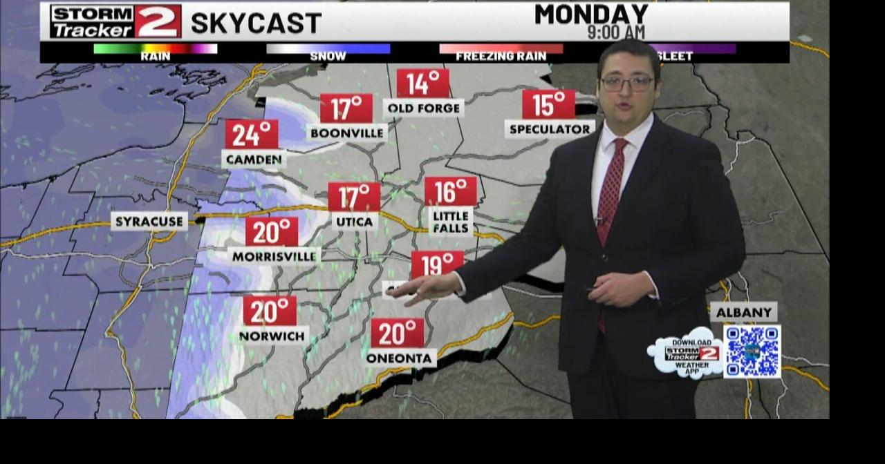 A Few Flurries This Sunday, Light Snow Returns Monday | Video | wktv.com