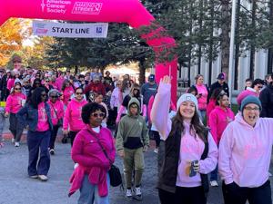 Making Strides Against Breast Cancer Walk Held at MVCC in Utica