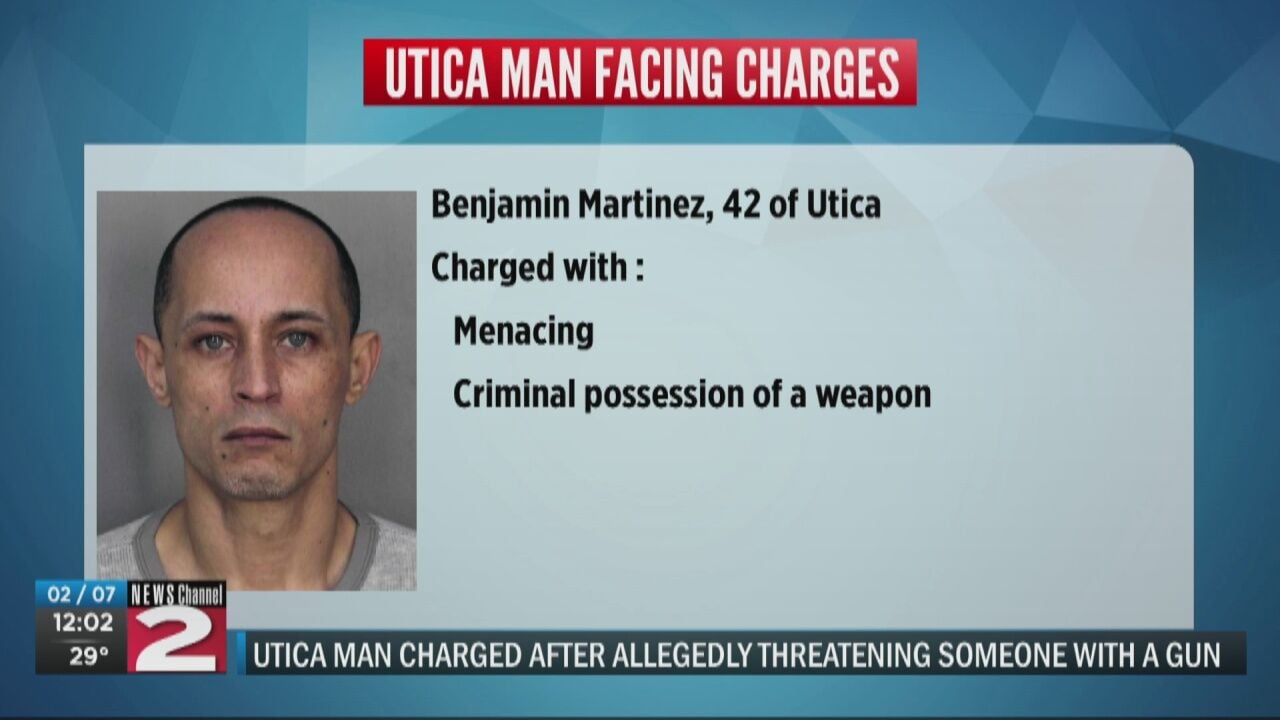 Man Accused Of Threatening Someone With BB Gun Arrested In Utica ...