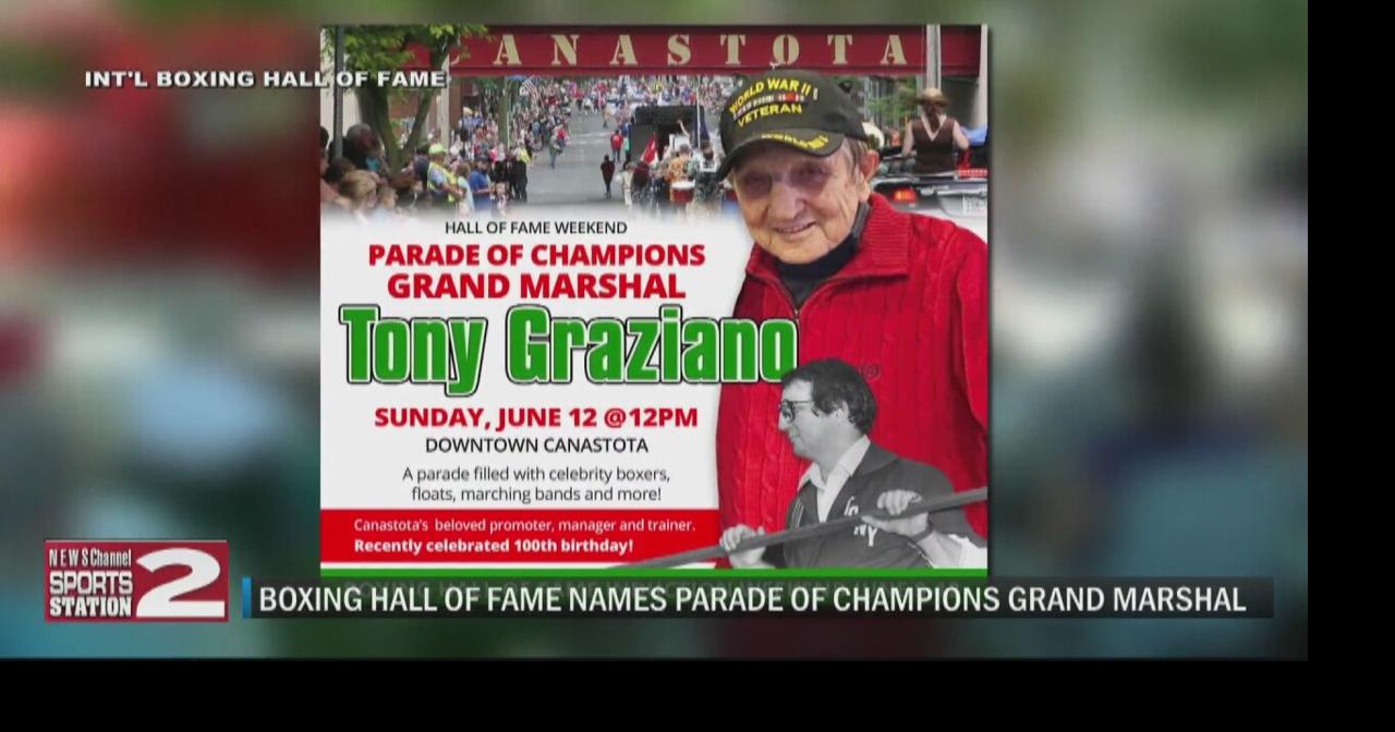 Boxing Hall of Fame names Canastota's Graziano as 'Parade of Champions