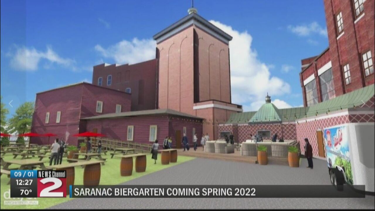 Utica's Matt/Saranac brewery unveils new outdoor Biergarten 