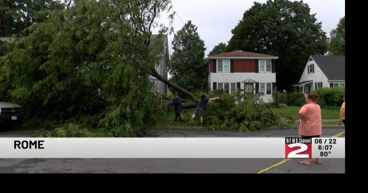 Severe Storms Strike the City of Rome | Video | wktv.com