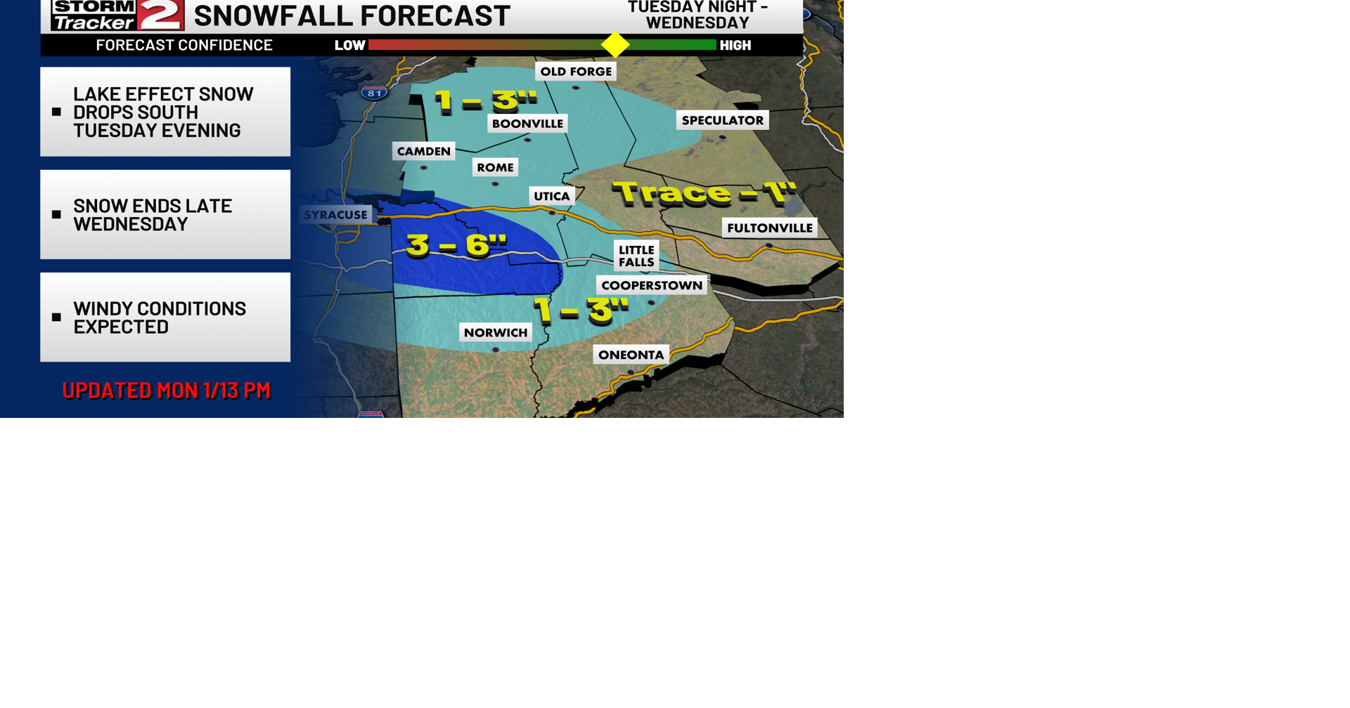 Lake Effect Snow Moving In | Weather | wktv.com