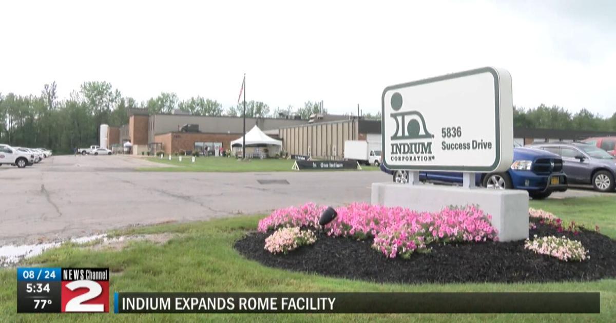 Indium Rome Ny Indium Corporation expands Rome facility | Local | wktv.com