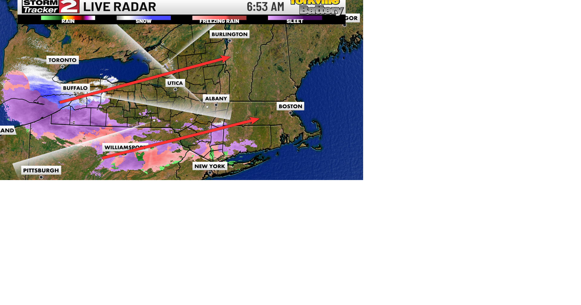 Tuesday Forecast: Snow and Wintry Mix Develops This Afternoon / Tonight ...