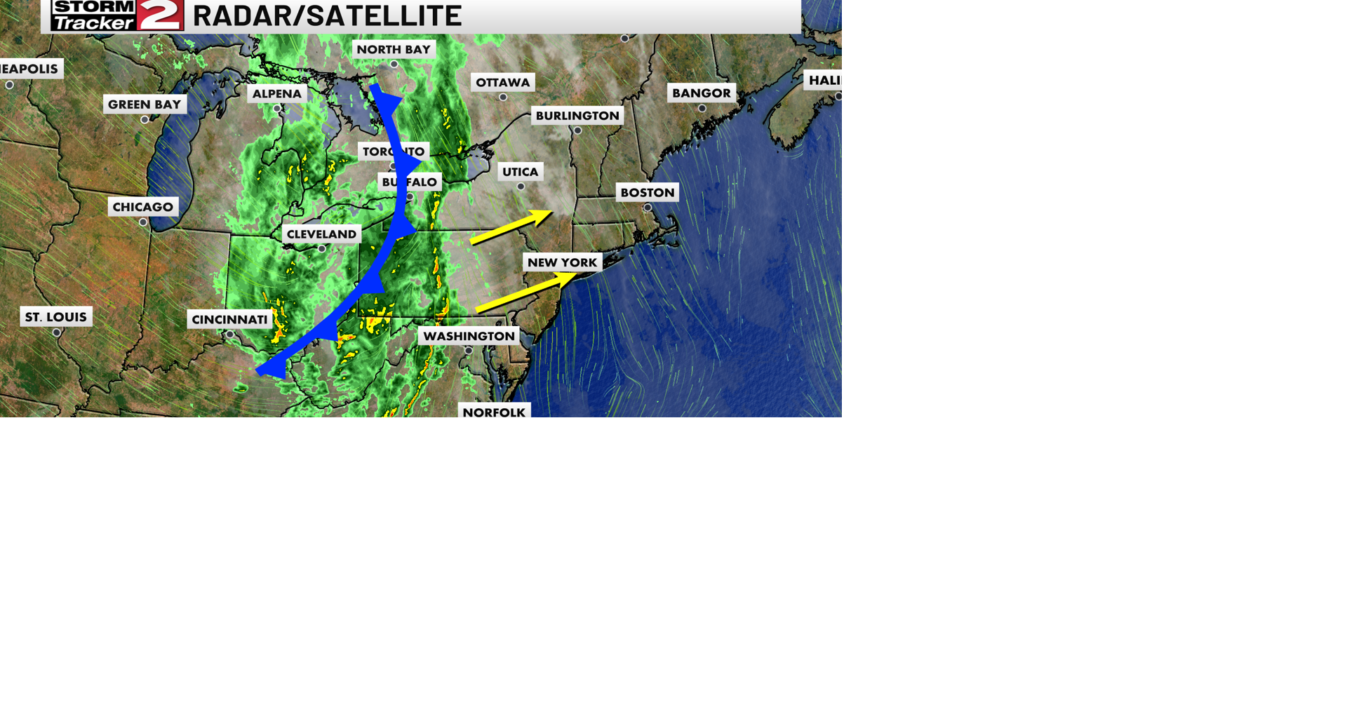 Strong Cold Front Arrives Tonight Bringing Widespread Rainfall As ...