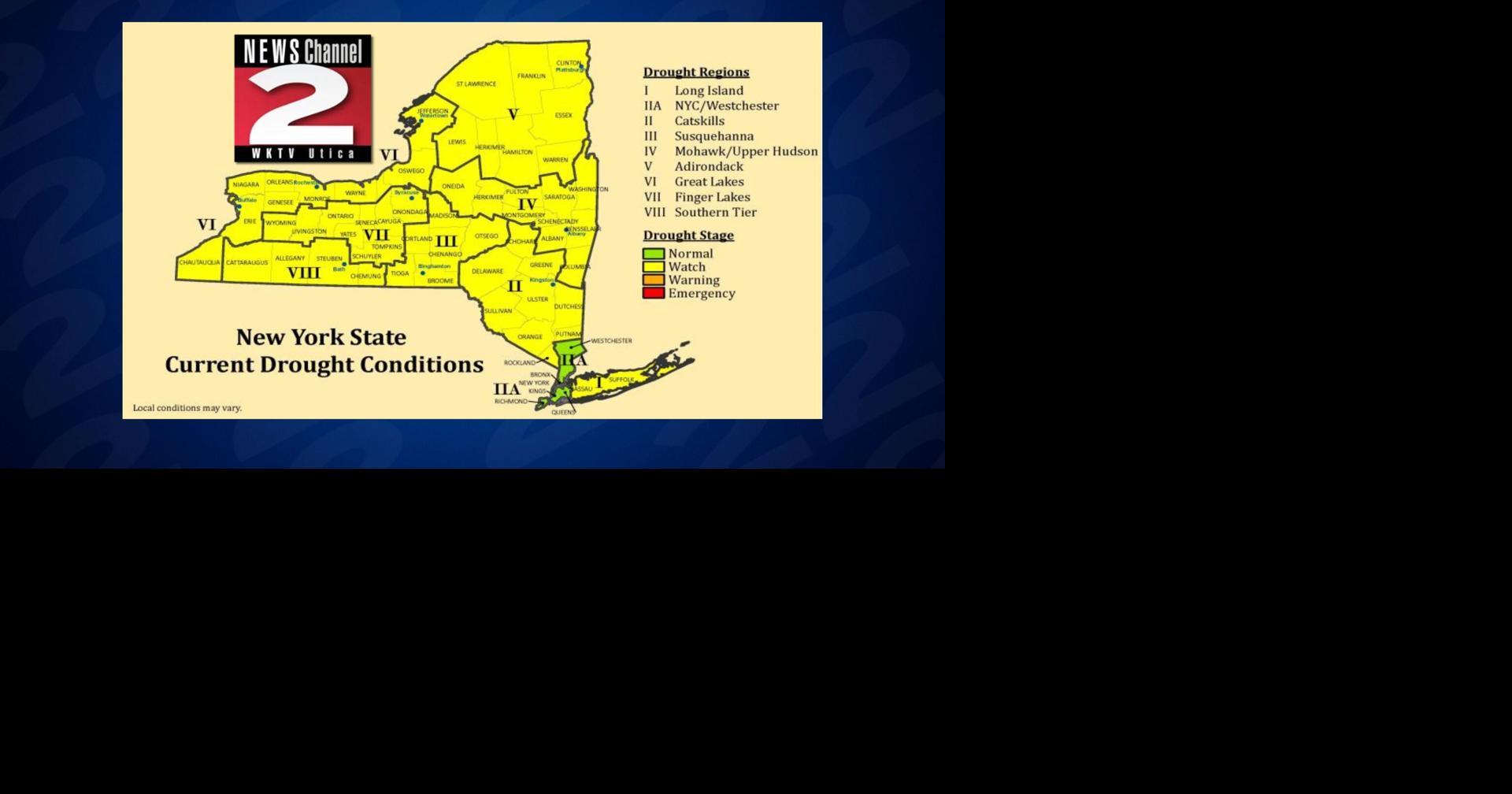 56 New York Counties Under Drought Watch After Rainfall | Local | wktv.com