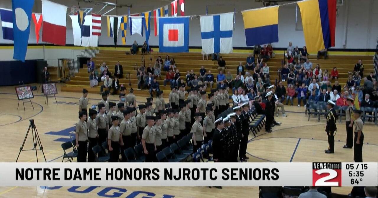 Notre Dame Utica Holds NJROTC Graduation; 2 Seniors Accepted to Naval Academy - Vimarsana News