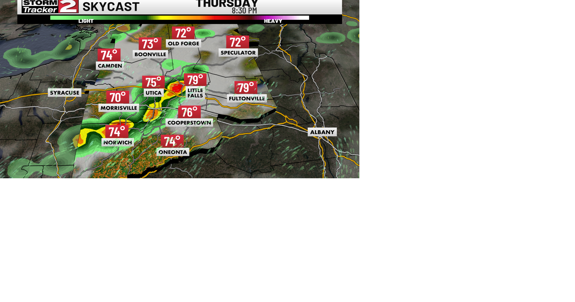 Very Warm and Humid Today, Storms Arrive Near Sunset