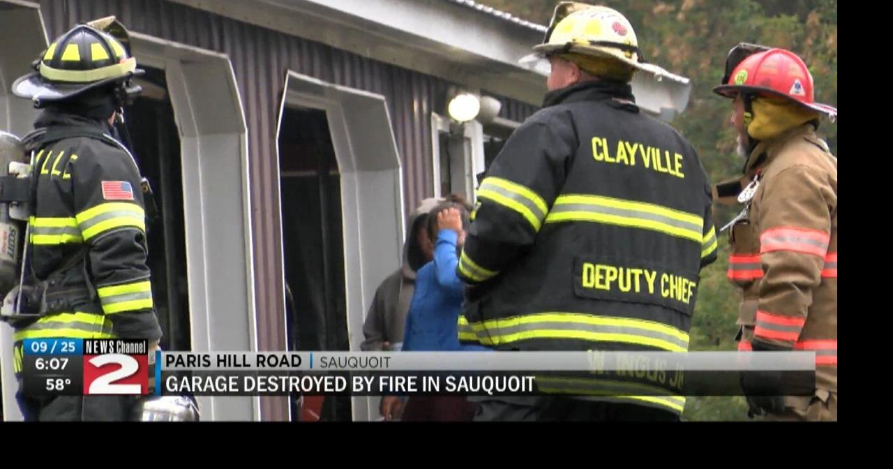 Garage damaged by fire in Sauquoit News