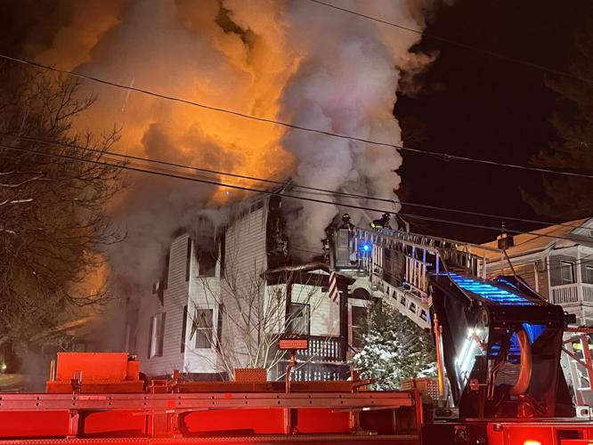 Utica Firefighters Battle Massive House Fire on Whitesboro Street ...