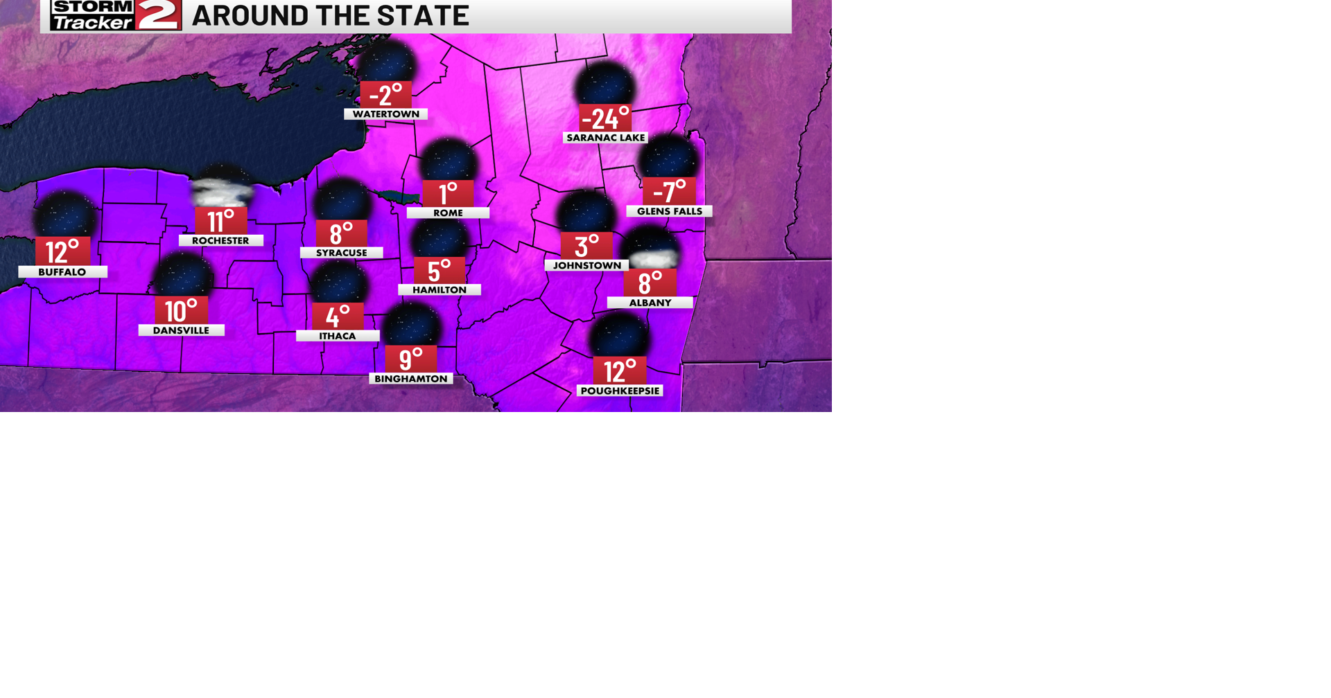 Frigid Start Today, Sunshine This Afternoon | Weather | wktv.com