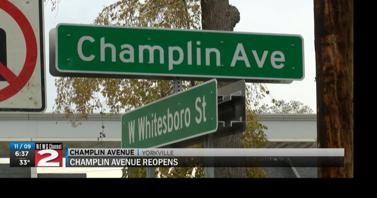 Both Lanes on Champlin Avenue in Yorkville Reopen Local