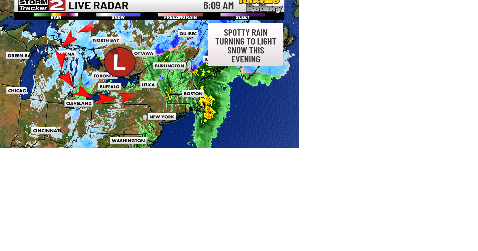 Wednesday Forecast: Spotty Rain Turning To Afternoon Light Snow ...