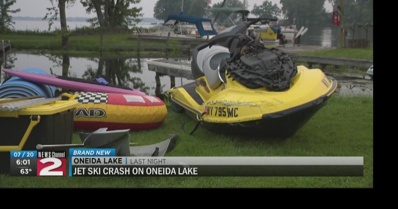 Two injured after jet ski crashes into fishing boat on Oneida Lake