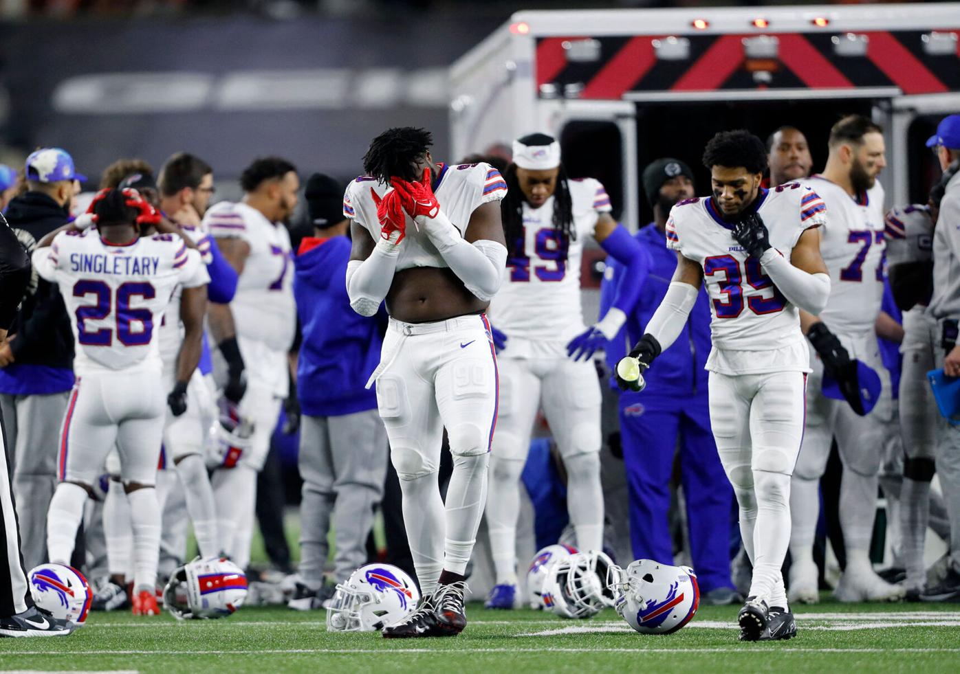 Buffalo Bills' Hamlin in critical condition after collapse on field