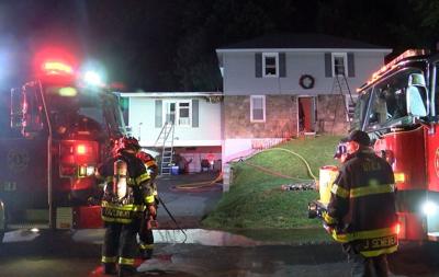 Fire on Ridge Road in Utica