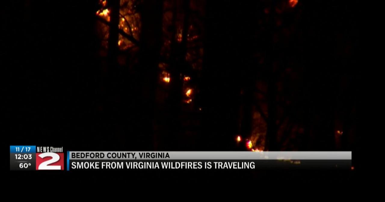 Mohawk Valley Seeing Smoke from Virginia Wildfire Video