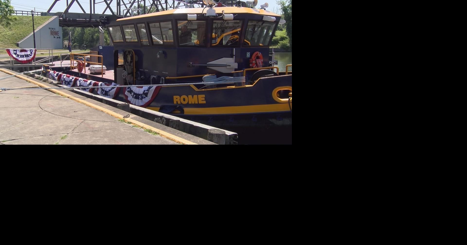 New Tugboat Named After Rome Will Serve the Erie Canal for Years to Come