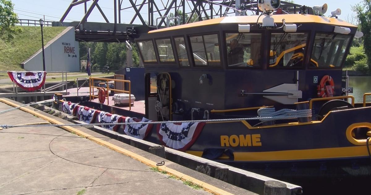 New Tugboat Named After Rome Will Serve the Erie Canal for Years to Come